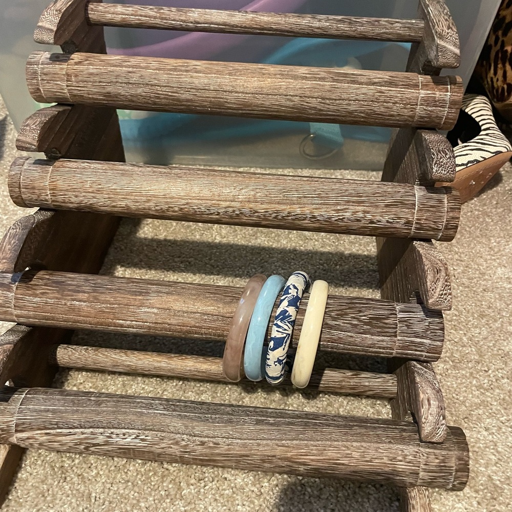 Wooden Bracelet & Jewelry Organizer - Picture 3 of 4